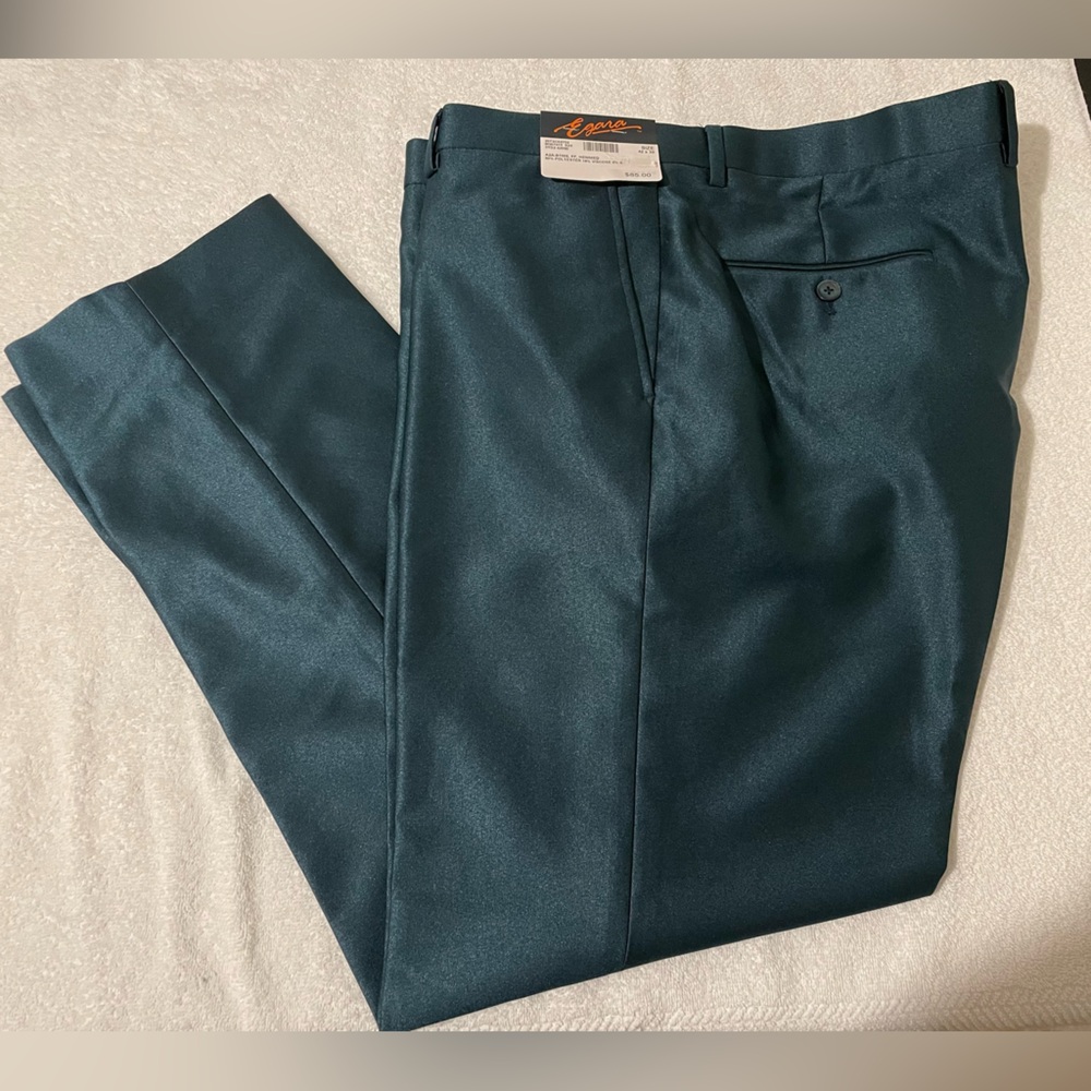 Egara Turquoise Dress Suit Slacks (Hemmed) 42x30